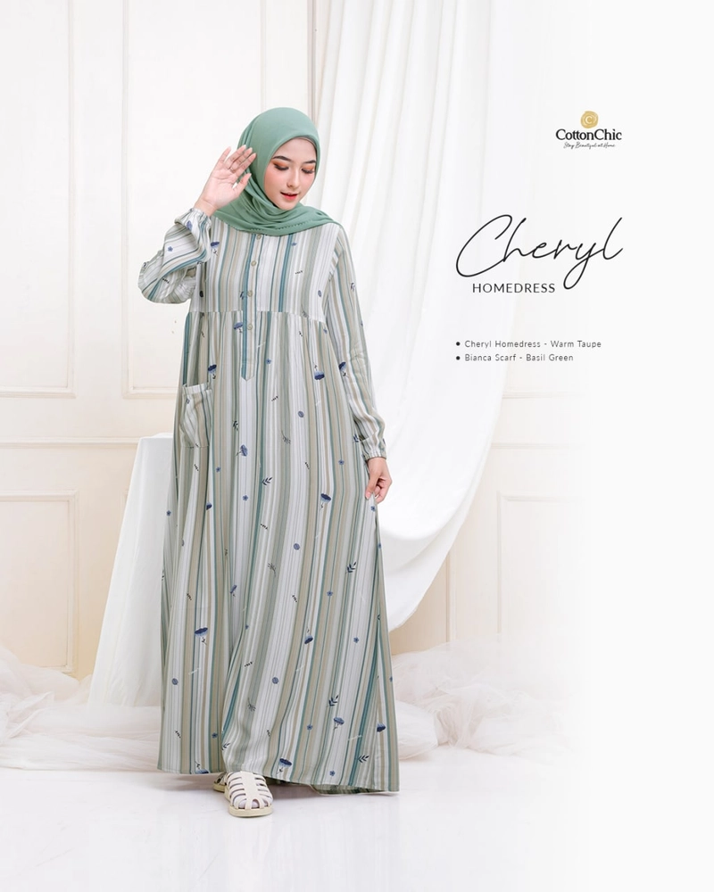 Product image Yasmeera Official -Daster Cheryl L WARM TAUPE