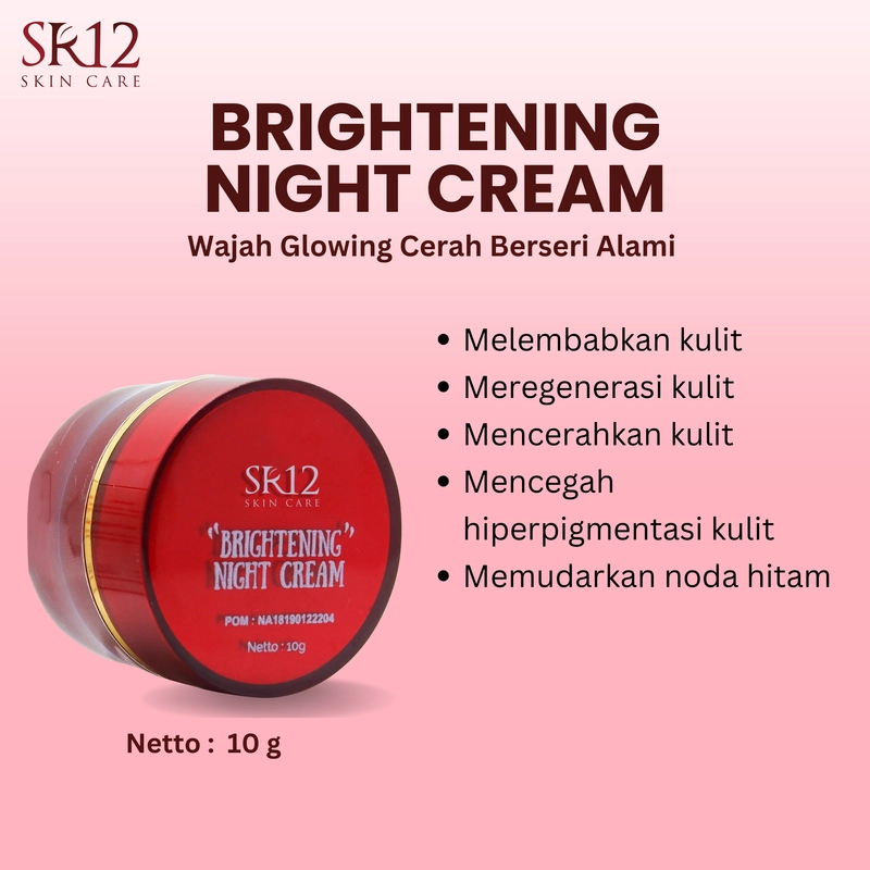 Product image SR12 Brightening Cream Day Dan Night Mencerahkan Kulit 10gr Night
