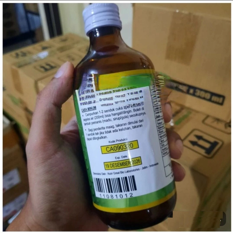 Product image ABUSA HERBAL - Cuka Apel Nutri Great 300 ml Asam