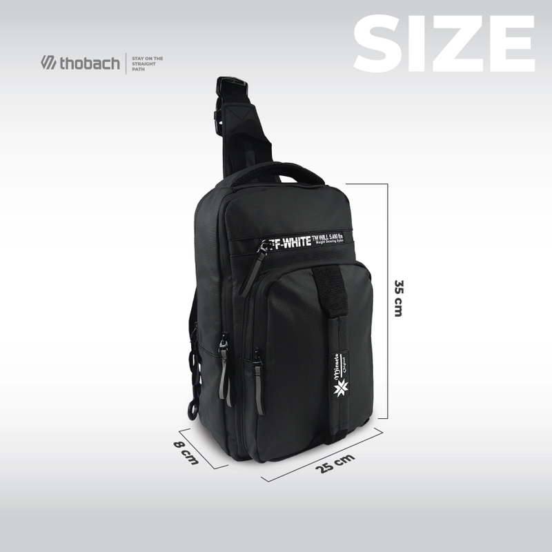 Product image Thobach official - THOBACH Slingbag Anti Air Waterproof TORETTO 509 gr Black