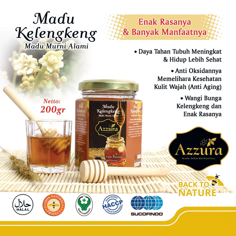 Product image Madu Azzura - Madu Kelengkeng 200 gr