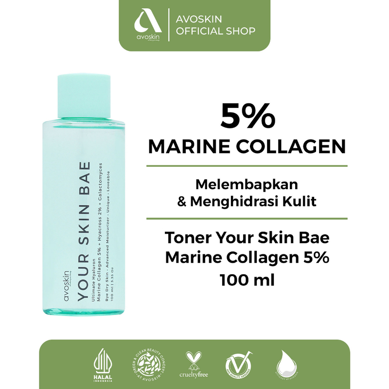 Product image AVOSKIN OFFICIAL - YSB Toner Ultimate Hyaluron Marine Collagen 5% + Hyacross 2% + Galactomyces 100 ml Toner