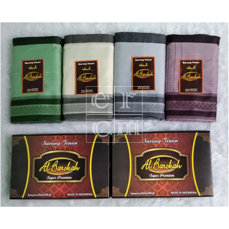 Product image ERCM Collection - SARUNG TENUN DEWASA ALBAROKAH Albarokah Warna Random