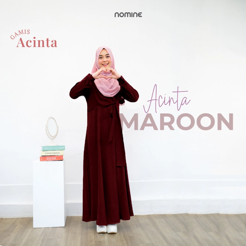 Product image Nomine - Gamis - Acinta Batch 2 - Dress Only S Maroon