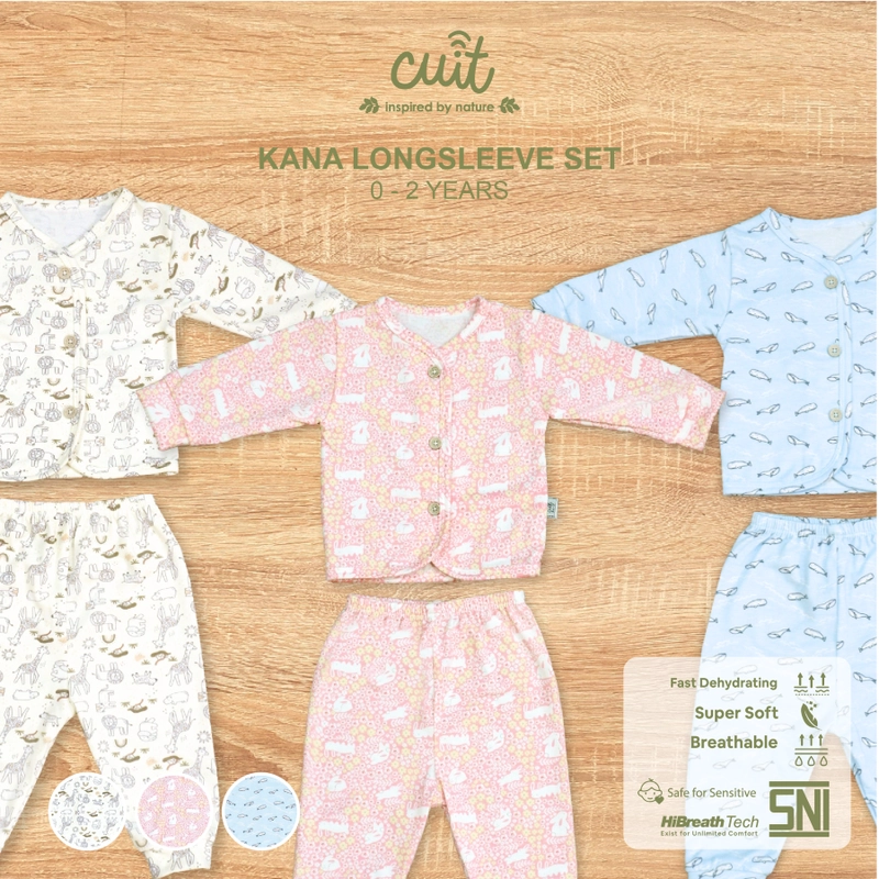 Product image CHARACTER 2 - Kana Longsleeve Set NB Blue Whale