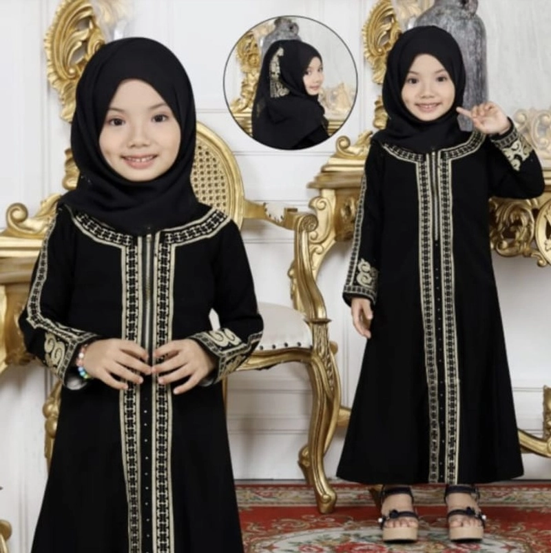 Product image Mukena Koe - Mukenakoe-Abaya Anak usia 3-12th KODE AA04 S AA04