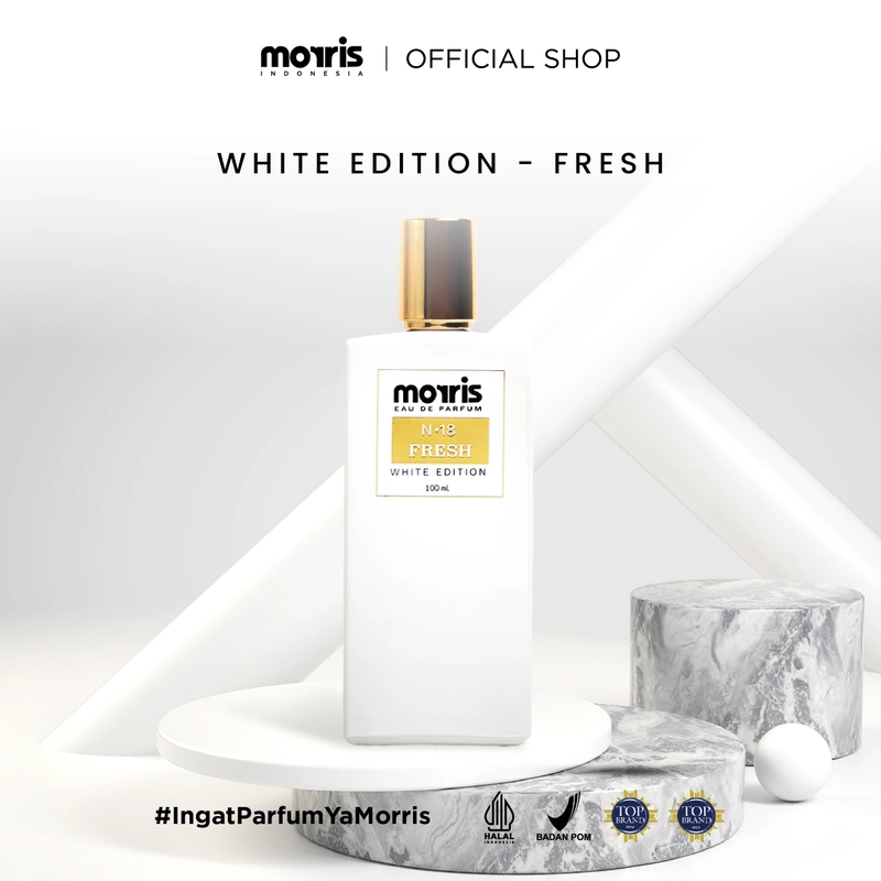 Product image Morris - Morris Eau De Parfum White Edition 100ml - Parfum Pria aroma Fresh