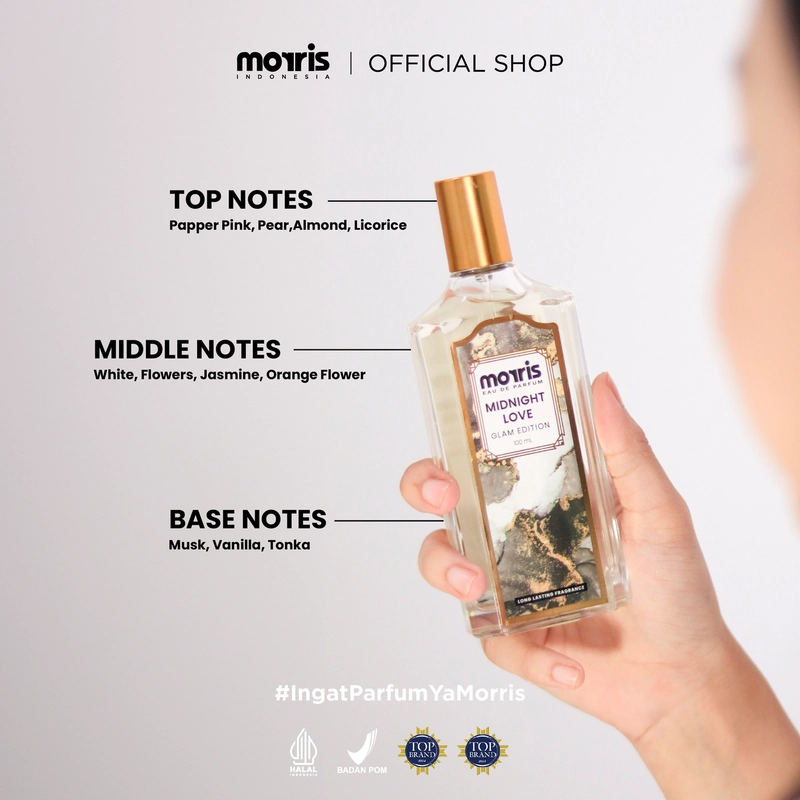 Product image Morris - Morris EDP Glam Edition 100ml - Parfum Wanita AROMA MIDNIGHT LOVE