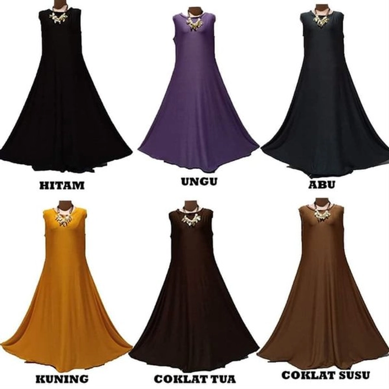 Product image MEQA DAILY - Gamis yukensi ( Kutung ) XL XXL XXXL XL Coklat Tua