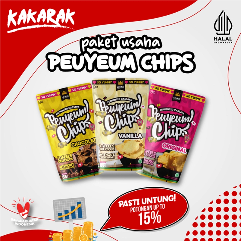 Product image Kakarak Official - Peuyeum Makanan Ringan 70gr 3 pcs