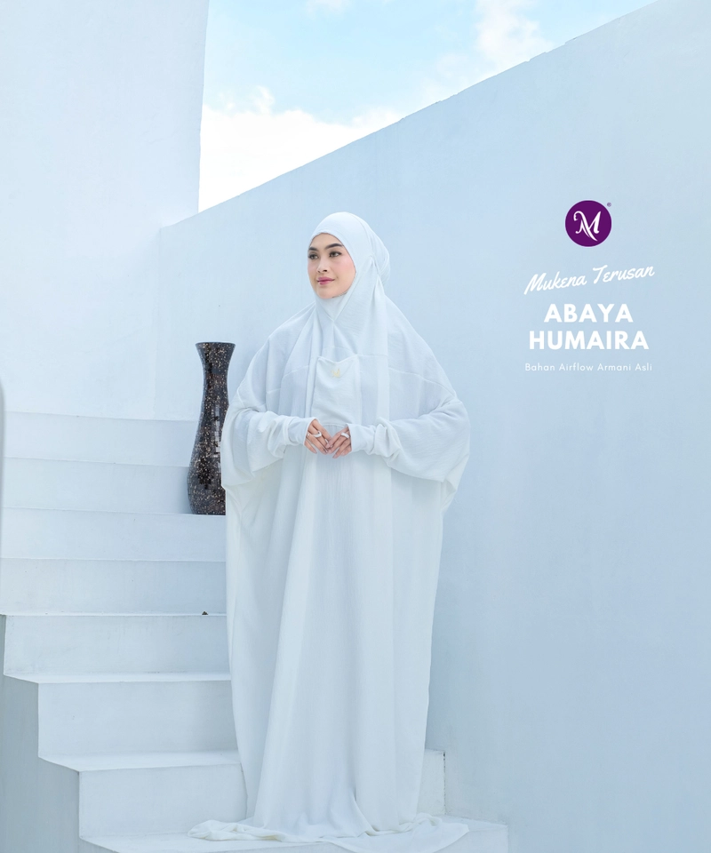 Product image Milyarda Hijab - Mukena Abaya Humaira Milyarda Hijab All Size Broken White