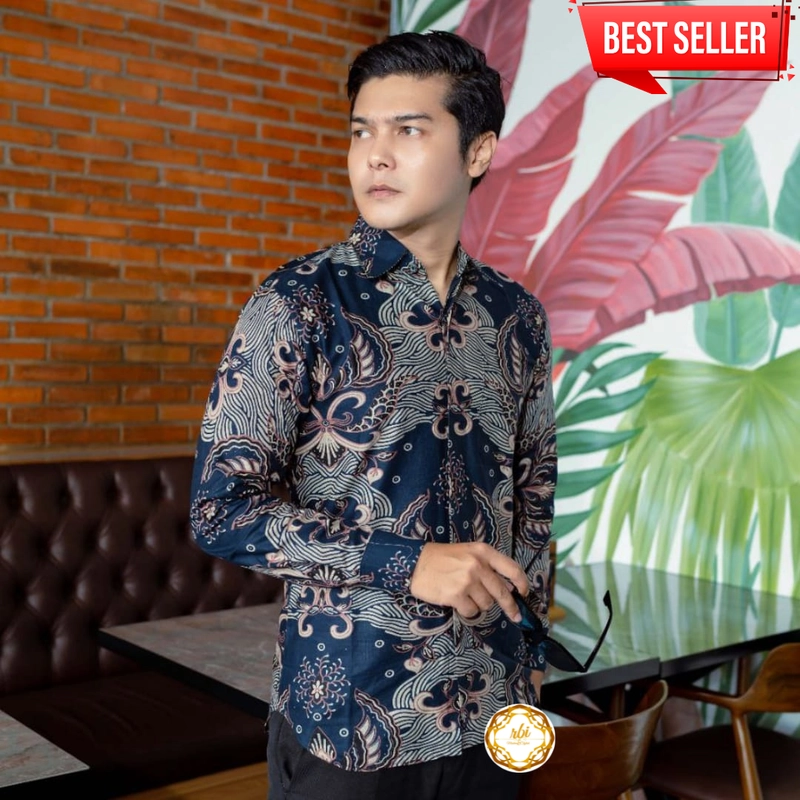 Product image Rambe Batik Indonesia - Kemeja Batik Size M L XL XXL Kualitas Sekelas Butiq Terbaru A8 M Motif A