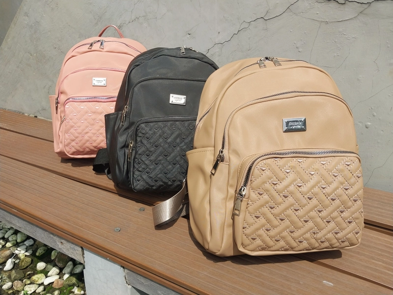 Product image CBL - Tas Ransel JODY Tas Punggung Backpack Wanita Waterproof Bahan Nilon Cocoly Backpack Model Bordir Unt Medium Hitam