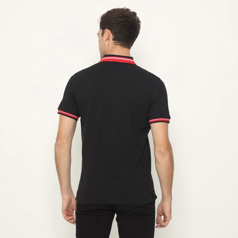 Product image MATSUDA APPAREL - MATSUDA Kaos Polo Shirt Pria Kerah Chikuma M (LD 104 CM) BLACK