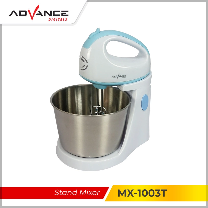 Product image Advance Digitals Indonesia - Stand Mixer MX1003T / MX-1003T Terdapat 7 Kecepatan - 2in1 - Biru