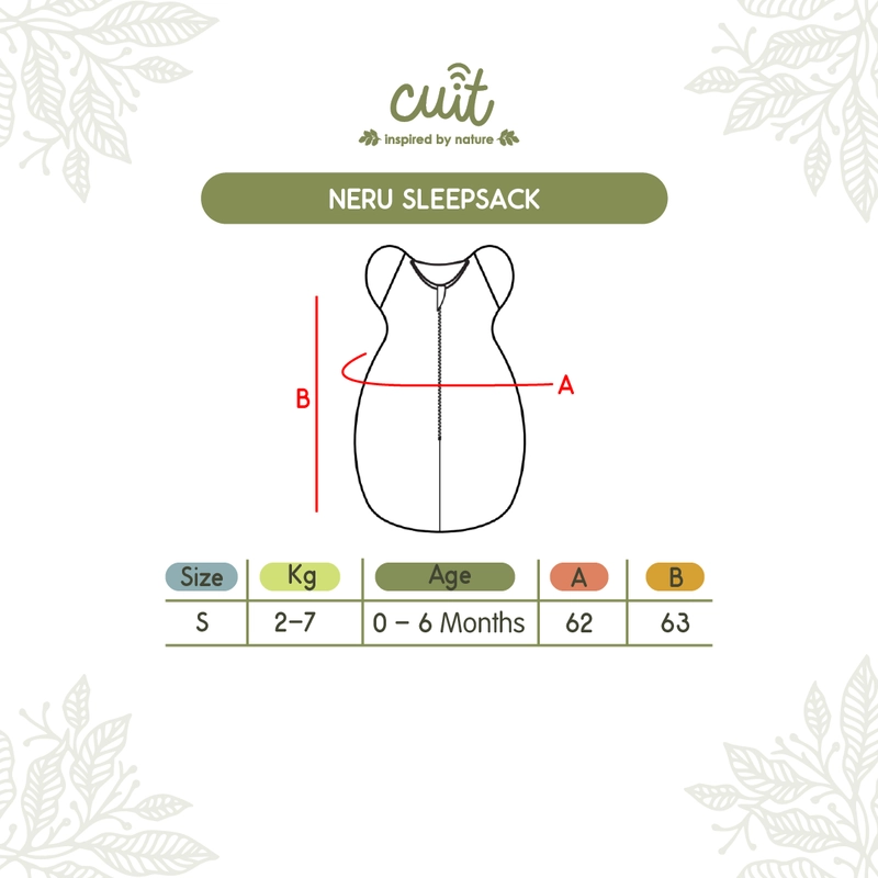 Product image Kintakun Baby - [WARNA BARU] Kantong Tidur Bayi Bedong Bayi Instan Lengan Flexible Neru 0 - 6 Bulan 0-6 Bulan Cookie Grey