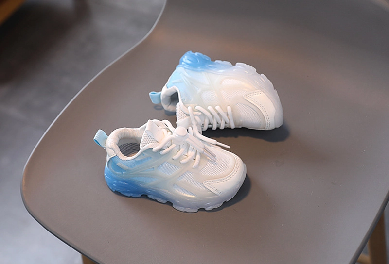 Product image Meonky Official - Sepatu Sneakers Anak Perempuan LED Bisa Menyala Sekolah Berlibur Ringan Dipakai Q - 13 22 Putih