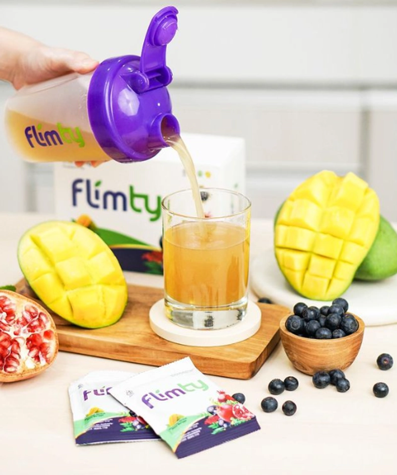 Product image Flimty Bandung - Fiber BPOM 7 Sachet 7 Sachet Mangga