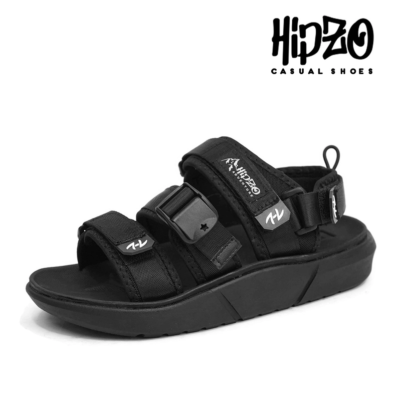 Product image Hipzo - HIPZO Sandal Gunung CT036 Original Karet Selop Untuk Casual Pria & Wanita 39 FULL HITAM