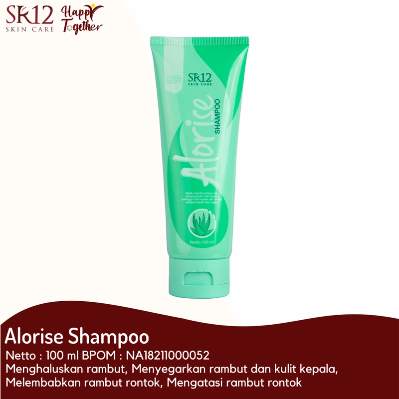 Product image Alorise Shampoo SR12 Shampoo Melebatkan Rambut / Menghitamkan Rambut 100 ml Alorise Shampoo