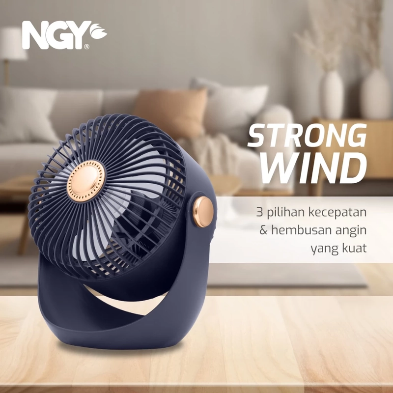 Product image UTAMAMEGA - Nagoya Aries NGY-883 Portable Rechargeable Fan 3in1 Warna Warna Random
