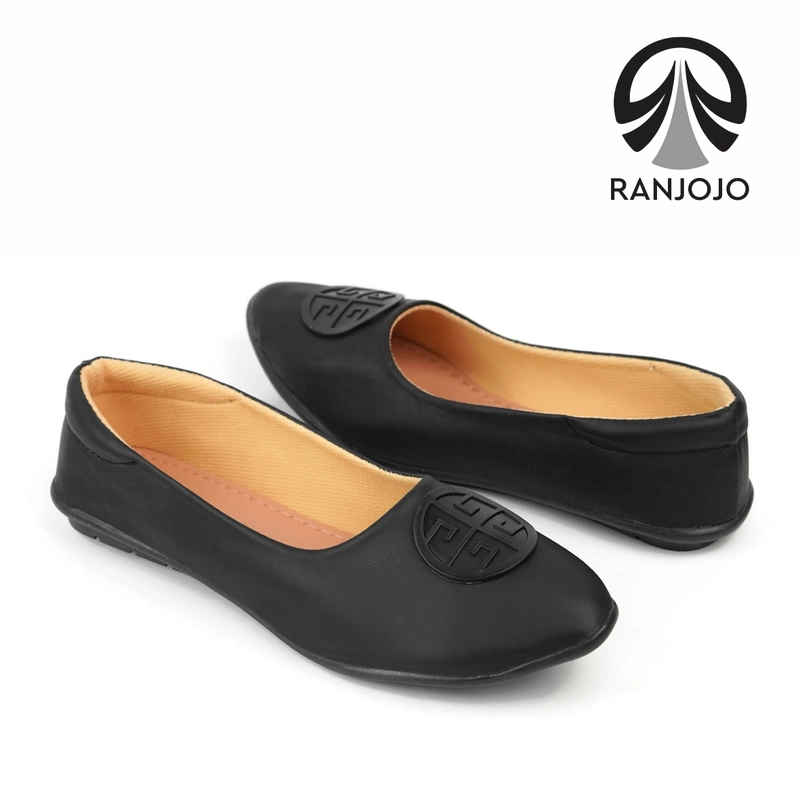 Product image Ranjojo - Sepatu Flatshoes Wanita Original Terbaru Kekinian RN06 37 HITAM