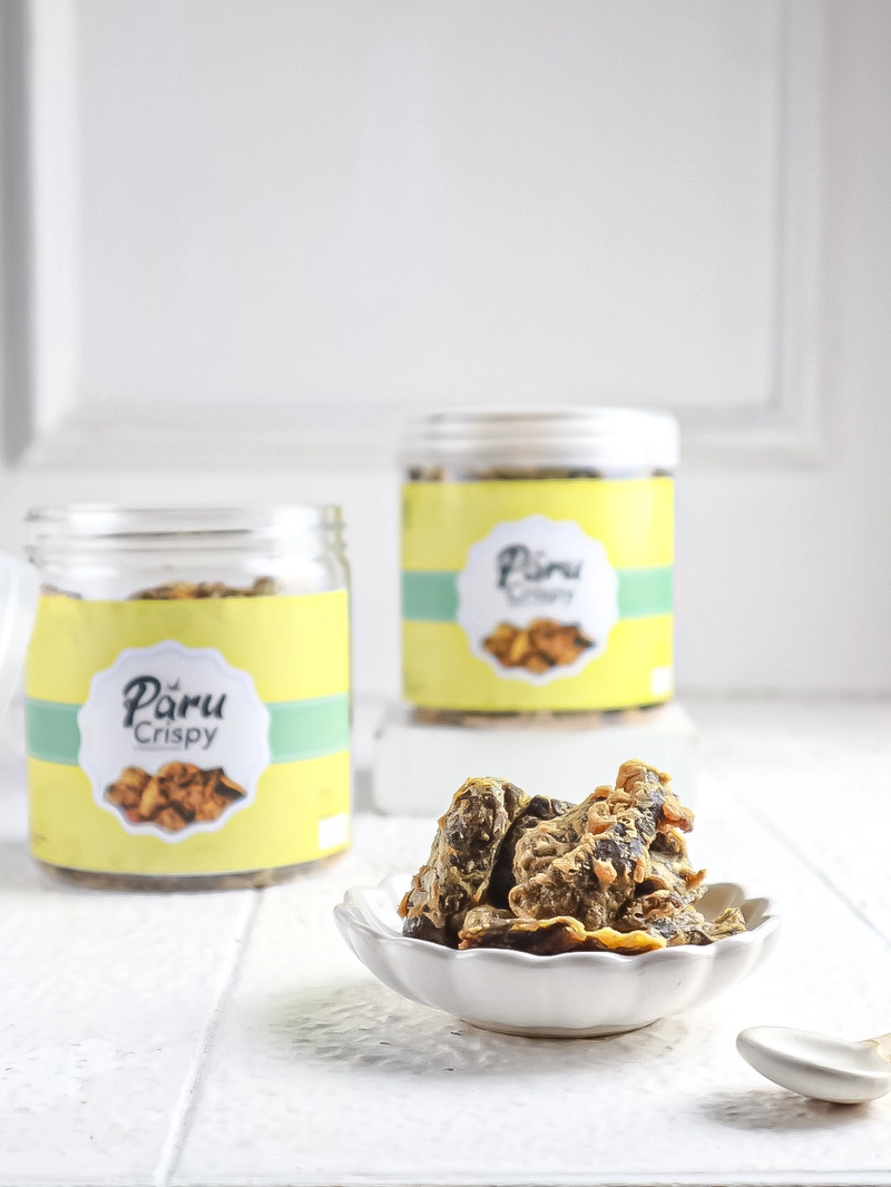 Product image Rendang Den Lapeh - Paru Sapi Crispy Garing Super Goreng Premium Lauk Keripik Paru Awet kemasan boto paru crispy