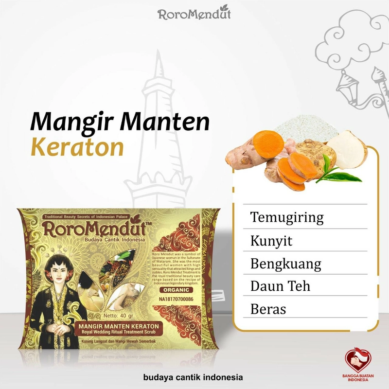 Product image Scrub Badan Mangir Manten Perawatan Keraton 40GR Mangir Manten