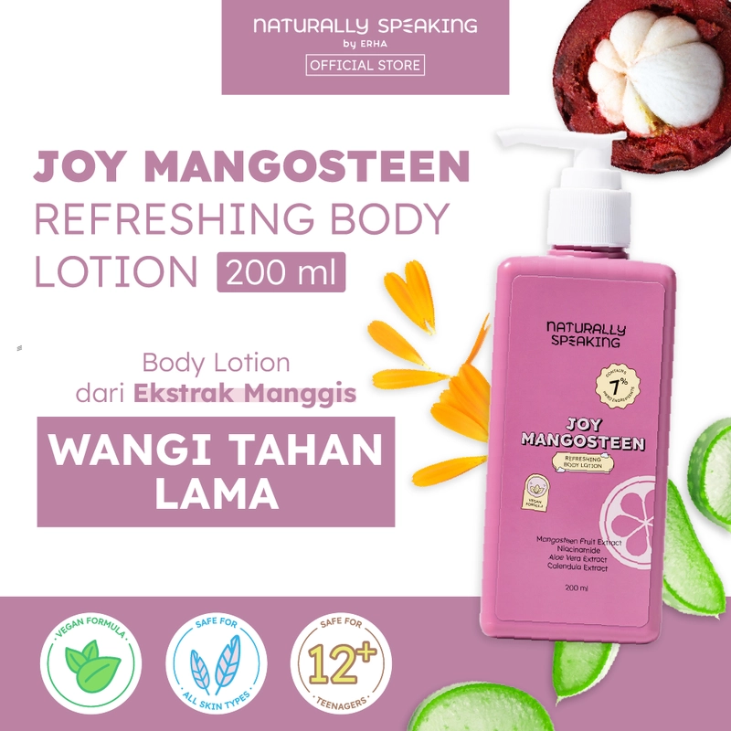 Product image Naturally Speaking By Erha - Joy Mangosteen Refreshing Body Lotion 200ml Body Lotion