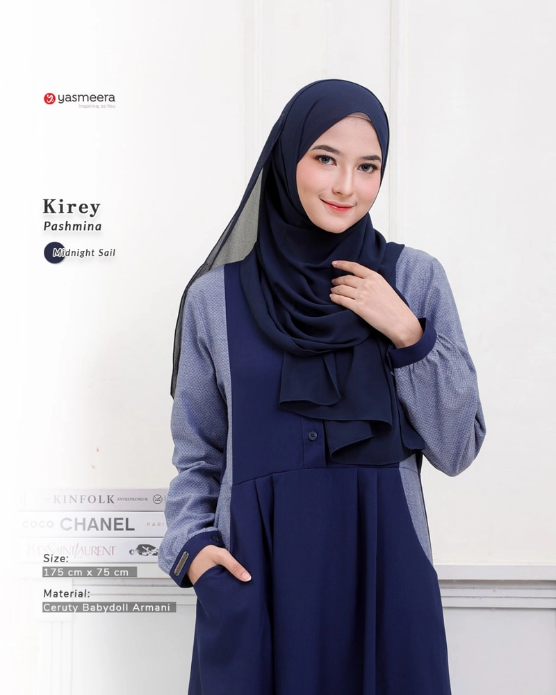 Product image PASHMINA KIREY 2 All Size MIDNIGHT SAIL