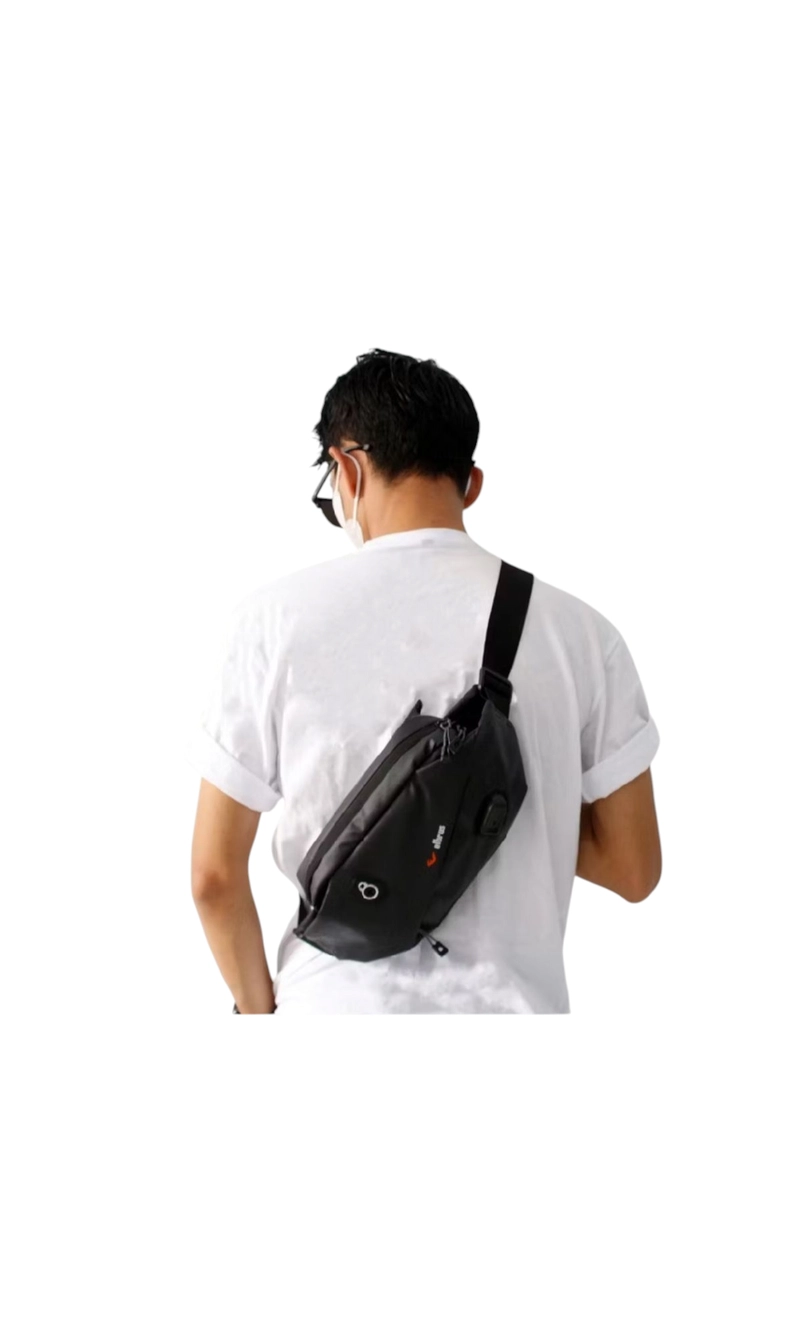 Product image Kalea - Tas pria Weist Bag Elbrus Bimo 23x16x6 cm Hitam