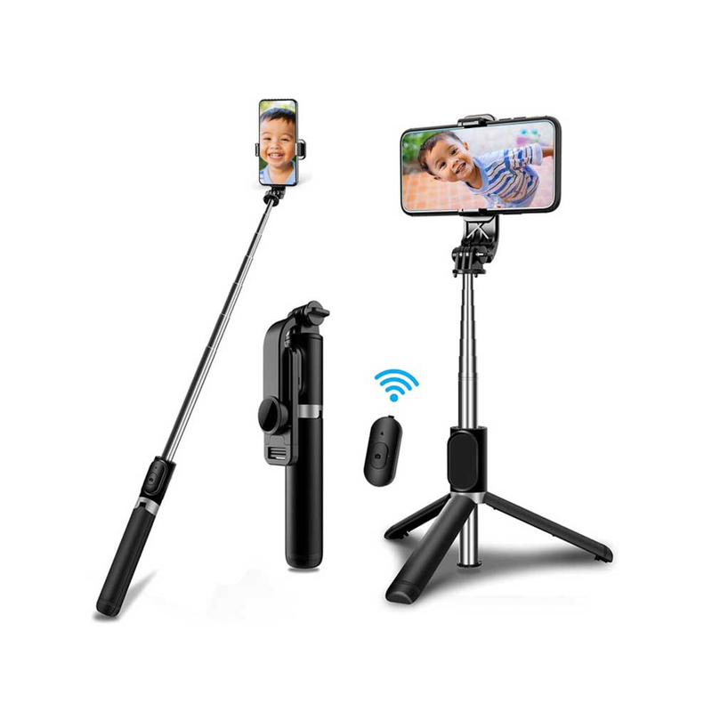 Product image Moveonesia - Tongsis Tripod Bluetooth 3in1 Terbaru TONGSIS R1 RANDOM