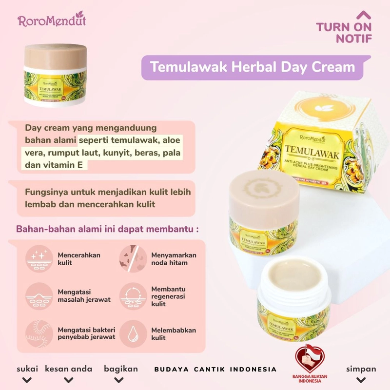 Product image Roro Mendut Skincare - Bundling Paket Perawatan Kulit Bebas Bruntus dan Minyak Berlebih Bundling 3 Item