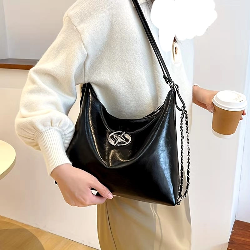 Product image Muslim Clothing - Muslim Clothing-NEW ARRIVAL Tas MultiFungsi Tas Selempang dan Bahu Tas Ransel Tas Bahan KUlit Premi ONE SIZE HITAM