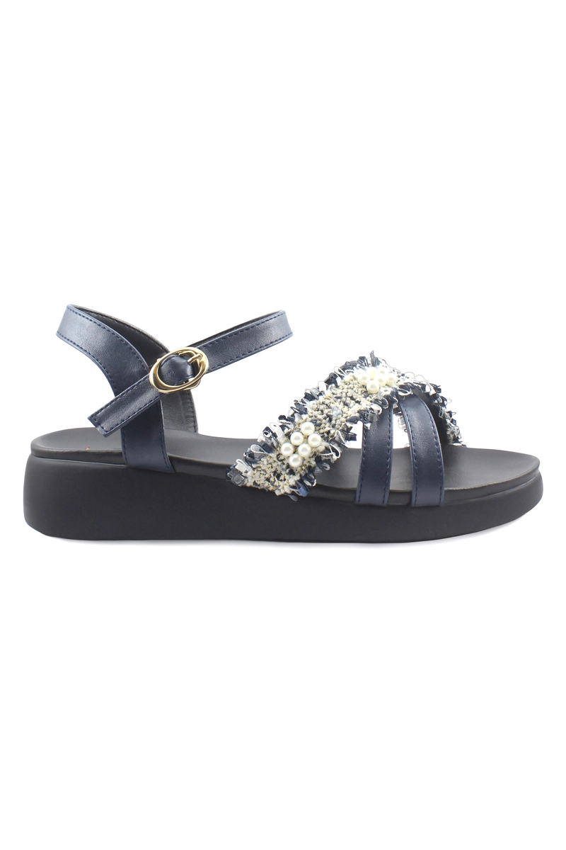 Product image Lebianca - Le Bianca ALY 22-01 Sepatu Sendal Wanita flat sandal 36 Biru Tua