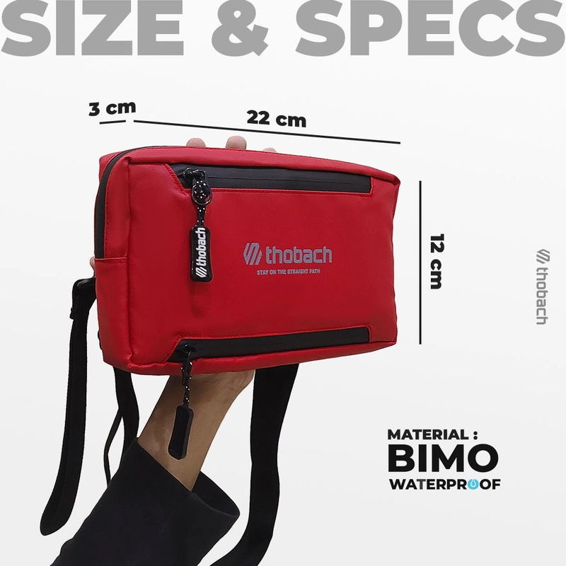 Product image Thobach official - THOBACH Sling Bag / Clutch Bag TRITON All Size Red