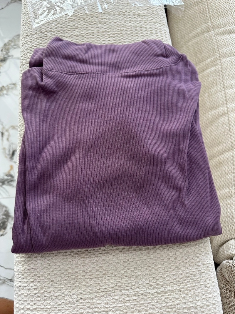 Product image MEQA DAILY - MEGA DAILY - Rosa Batwing Dress Knit Rib XL - XXL Lavender