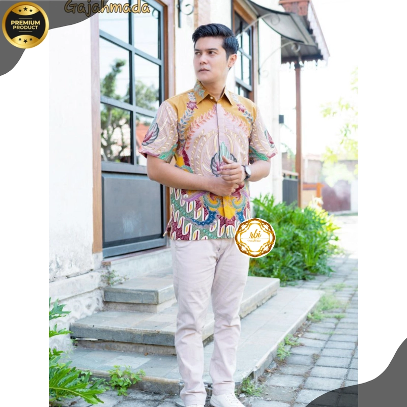 Product image Batik Tulis Gadjahmada Vol 2 Berlapis Trikot Premium S Gajahmada Vol 2