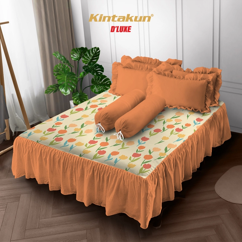 Product image Kintakun - Kintakun DLUXE Sprei Set Rumbai 160x200 / 180x200 B4 Multivarian Kain K 160 x 200 Andari