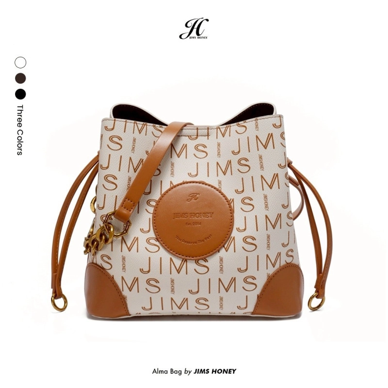 Product image JIMSHONEY SUKABUMI - JIMSHONEY SUKABUMI - ALMA BAG TSB-009 - NEW COOLECTION ALLSIZE WHITE CARAMEL