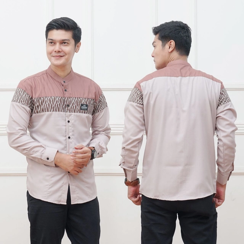 Product image Juragan Kurta - Koko pria dewasa terbaru keren lengan panjang motif sandiko M Sandiko coksu