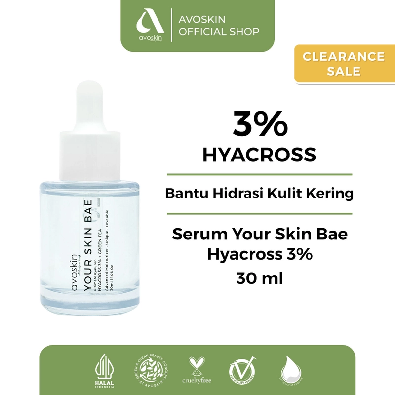 Product image AVOSKIN OFFICIAL - YSB Serum Ultimate Hyaluron Hyacross 3% + Green Tea 30 ml Serum