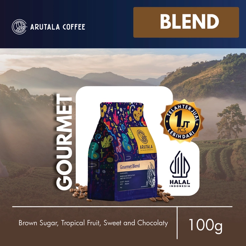 Product image Arutala - ARUTALA Kopi Gourmet Blend for Manual Brew 100 gram Bentuk Kopi Biji
