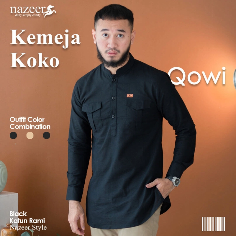 Product image Nazeer - Qowi Kemko Kurta Kantor M Black