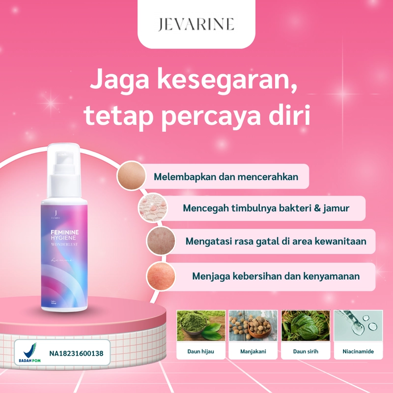 Product image Jevarine - Lemme Feminime Hygine 100ml Ungu Pink