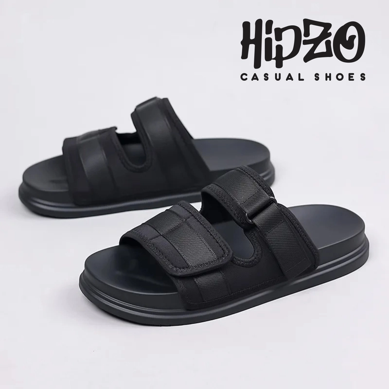 Product image Hipzo - HIPZO Sandal Selop Unisex CT039 Ringan Casual Untuk OOTD Santai Pria Wanita 41 HITAM