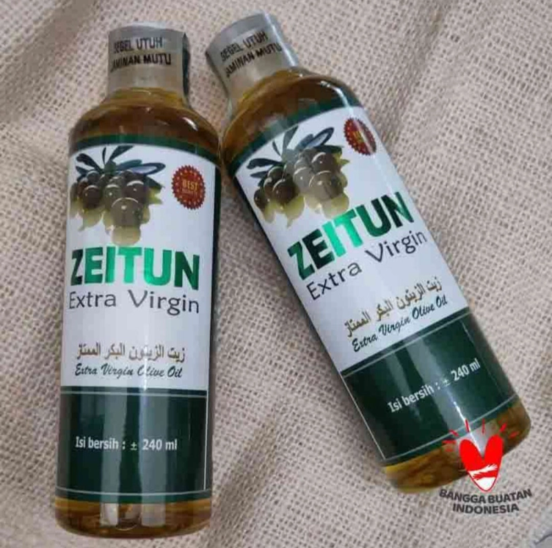 Product image ABUSA HERBAL - Minyak Zaitun Extra Virgin Olive Oil 240 ml Hijau