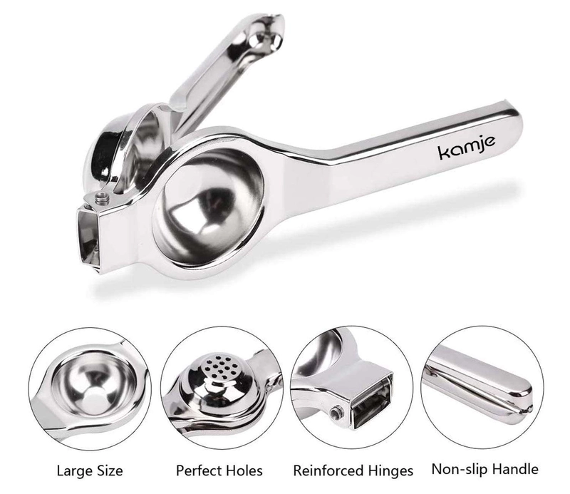 Product image KAMJE Alat Peras Jeruk Juicer Perasan Pemeras Lemon Stainless Steel KMJ125 KMJ125 SILVER