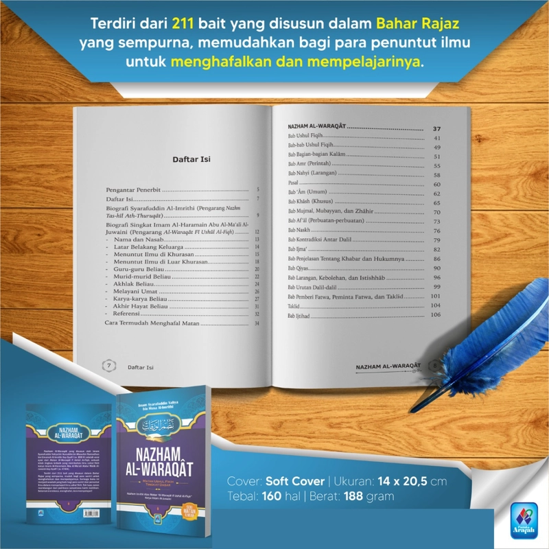 Product image Buku Nazham Al-Waraqat SC Soft cover