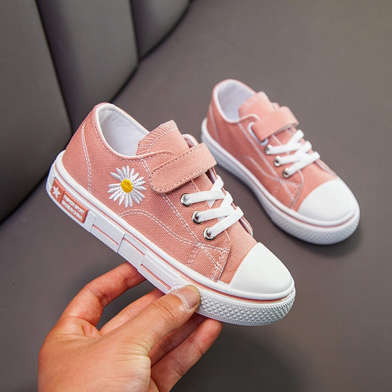 Product image Meonky Official - Sepatu Anak Perempuan Motif Bunga Sneakers Lucu Q - 04 Untuk Sekolah dan Berlibur 28 Pink